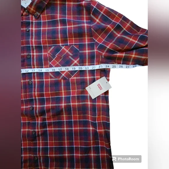 NWT Levi mens XXL shirt.  Long sleeve. - Picture 6 of 11